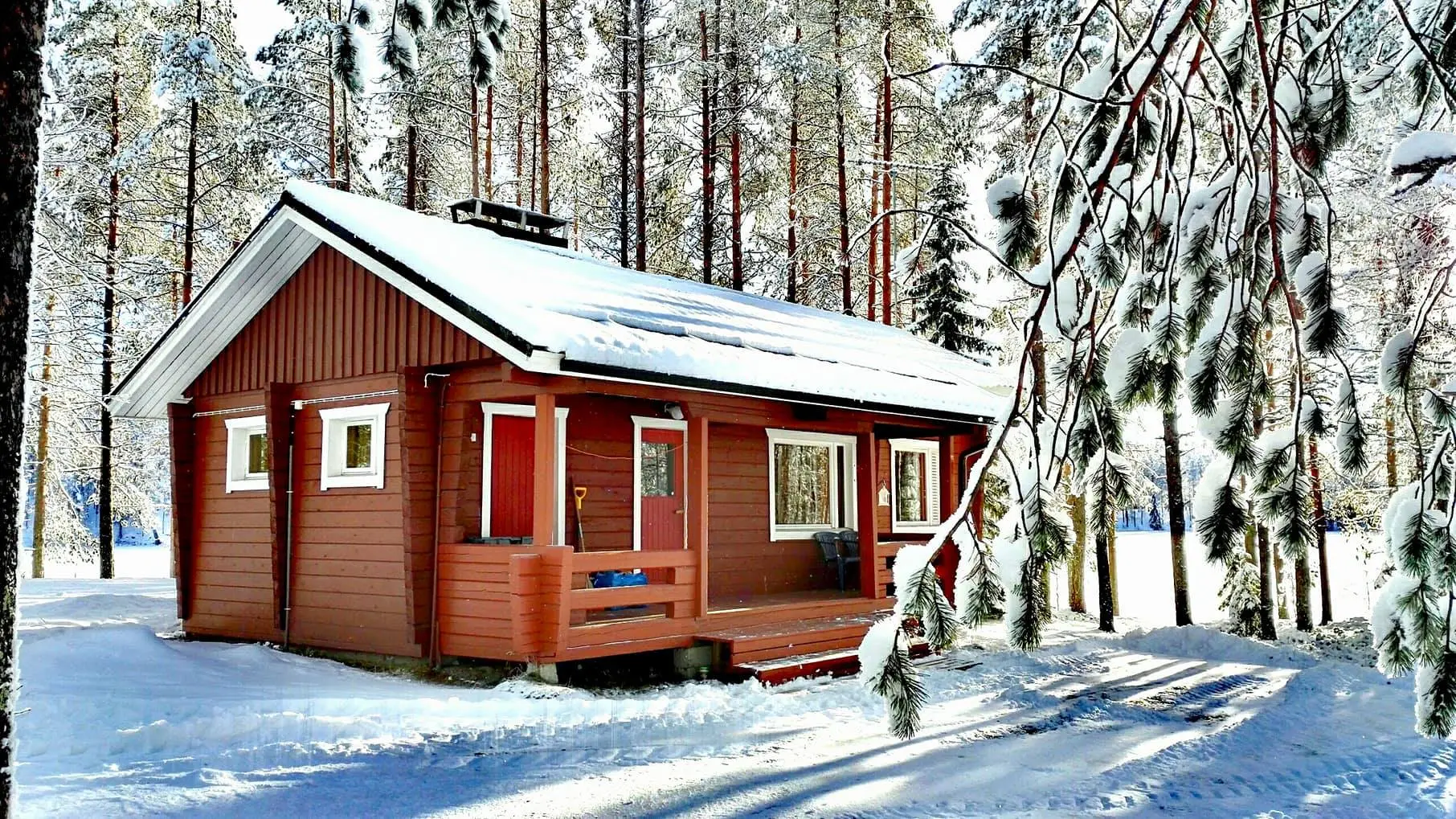 Rantamökki 28 mökki ulkoa