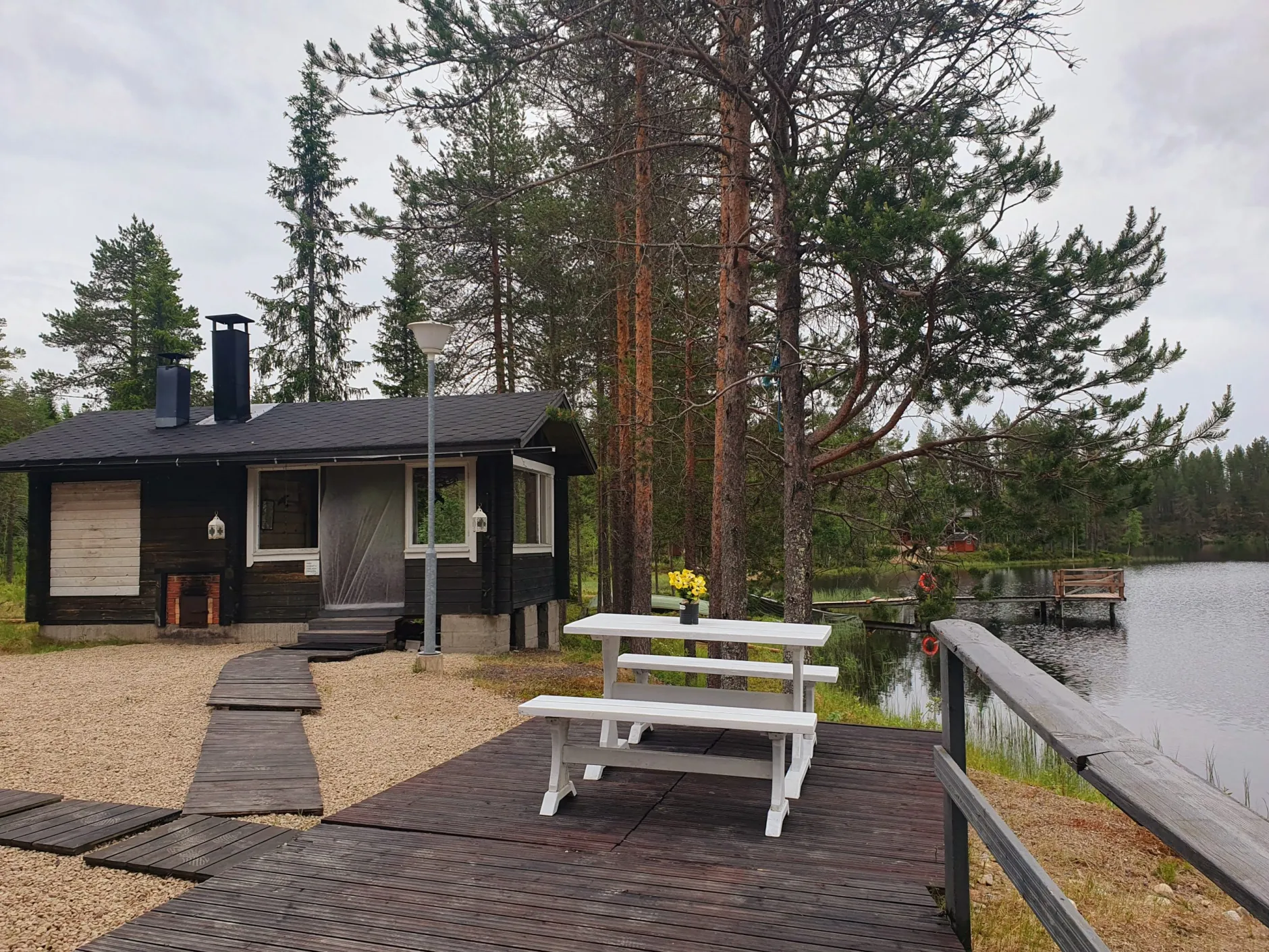 Villa Kovalampi pihapiiri